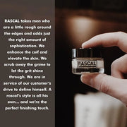 Rascal Ponce's Eye Cream | Under Eye Cream Dark Circle Remover for Men - Made with ginkgo Biloba Leaf Extract Macadamia Se...