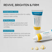 TX Tranexamic Acid Retinalsome Dual Eye Cream with Adenosine Niacinamide for Dark circle Repairing | Daily Anti-Aging Unde...