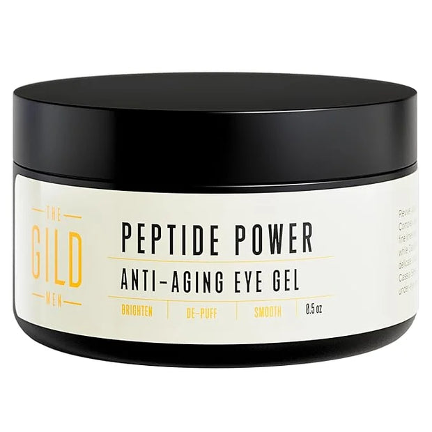Peptide Power Anti-Aging Eye Gel For Men with Peptide Complex - Daily Wrinkle Creamy Gel - Line Smoothing For Wrinkles, Da...