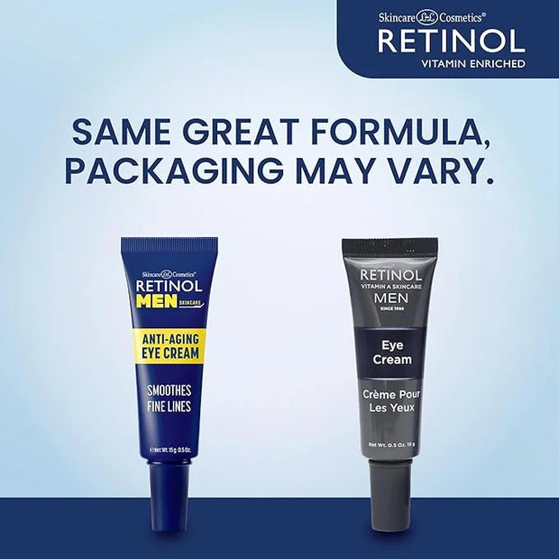 Retinol Men’s Eye Cream – The Original Retinol Eye Treatment For Men – Targets Under-Eye Area to Reduce Puffiness & Dark C...