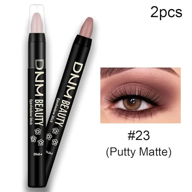 evpct 2Pcs Cream Eyeshadow Sticks Set for Eyes Waterproof, Putty Matte Eye shadow Stick Pencil Pen Bulk sombras en crema p...