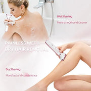 Electric Razors for Women, 4 in 1 Electric Women Shaver, Face Shavers Eyebrow Legs Armpit Bikini Area Pubic Underarms, Pai...