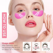 BIODREL- Under Eye Patches (20 Pairs) for Dark Circles, Puffy Eyes, Wrinkles, Eye Bags Treatment - Collagen Mask for Men &...