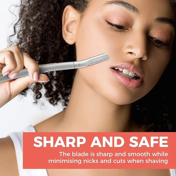 ZOMCHI Eyebrow Razor, Face Razors for Women&Men, Eyebrow Trimmer Shaper with Precision Cover,Facial Shaver with 6 Blades (...