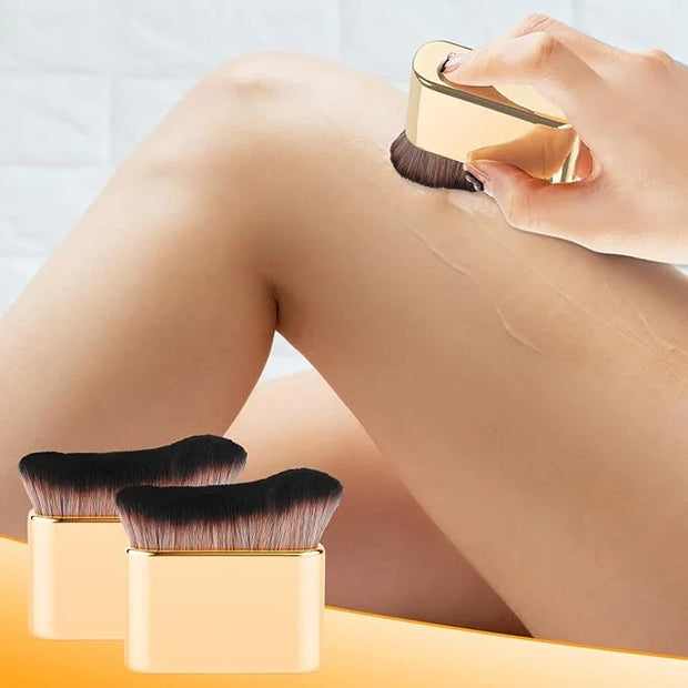 2pcs Self Tanning Brushes, Soft Bristles Body Makeup Brush Liquid Foundation Self Tan Blending Brush Tanning Brush Applica...