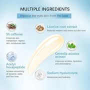 5% Caffeine Eye Serum, Anti-Aging Under Eye Roller Cream for Dark Circles Puffiness Wrinkles and Fine Lines, Korean Eye Ca...