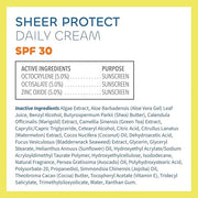 Seaweed Bath Co. Sheer Protect Daily SPF 30 Broad Spectrum Hybrid Sunscreen Cream, 3.4 Ounce, Sustainably Harvested Seawee...