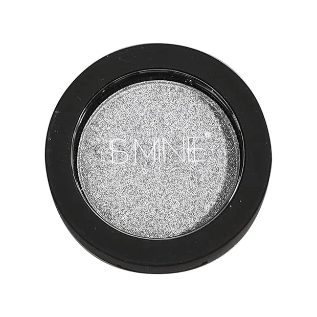 ISMINE Single Eyeshadow Powder Palette (SILVER GRAY) Shimmer Gray, High Pigment, Longwear Single Grey Eye Makeup for Day &...