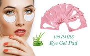 100 Pairs Set Gel pads for eyelash extensions, Comfy and Cool Under Eye Pads for Eyelash Extensions Eye Patches Beauty Too...