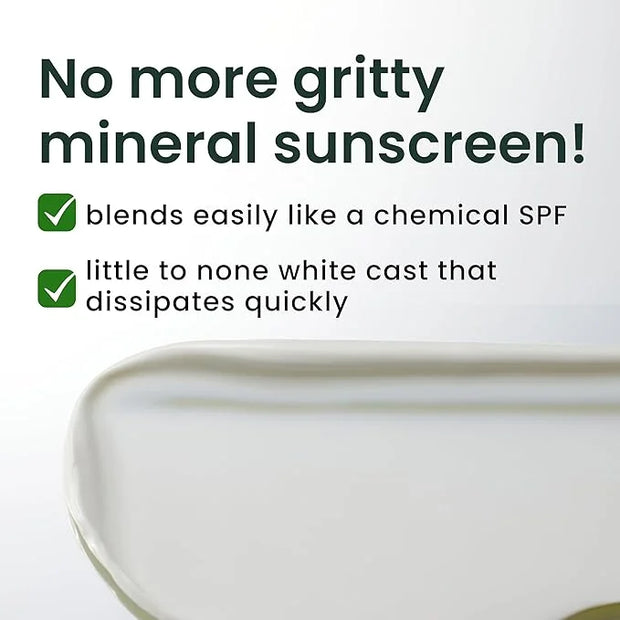 The Lab Mineral 100% Zinc SPF 50 Sunscreen Face & Body Hydrating Moisturizing Reef Friendly Korean Beauty - Green Flavonoi...