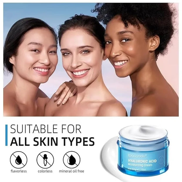Hydro Boost Hyaluronic Acid Moisturizing Cream, Oil-Free, Suitable for Facial Moisturizers on Dry Skin ， Long Iasting Hydr...