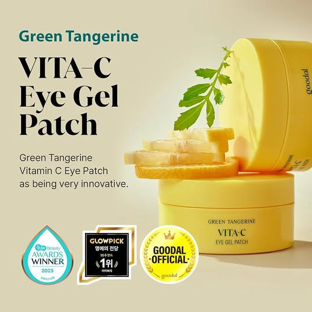GOODAL [Bundle] Green Tangerine Vita C Skin Care Duo : Toner Pads, Eye Patch - Product Image