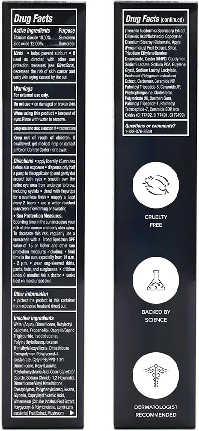 DRMTLGY Luminous Eye Corrector SPF 41, Under Eye Color Corrector for Dark Circles, Anti-Aging Tinted Eye Cream, Hydrating ...