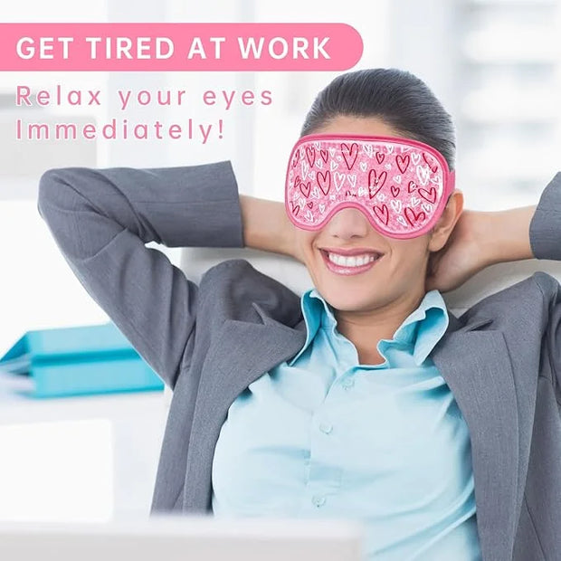 Cooling Eye Mask Cold Eye Compress Mask for Puffy Eyes, Reusable Eye Ice Pack Gel Ice Eye Mask for Tired Eyes, Eyes Surger...