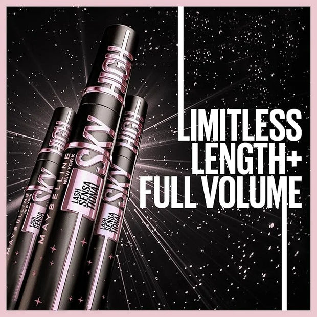 Maybelline Lash Sensational Sky High Washable Mascara Makeup, Volumizing, Lengthening, Defining, Curling, Multiplying, Bui...
