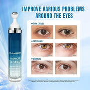 5% Caffeine Eye Cream & Under Eye Serum for Dark Circles and Wrinkles, Under Eye Bags Treatment, Anti-Aging Caffeine Eye S...