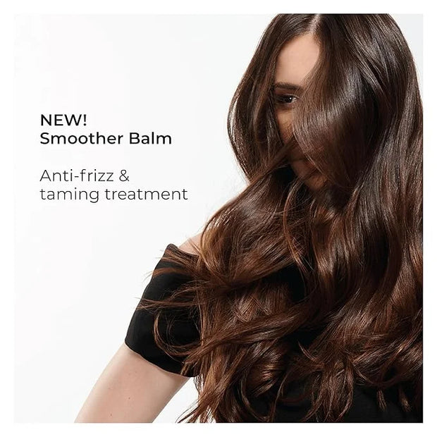 L'ANZA Healing Style Smoother Balm, New & Improved Keratin Hair Treatment & Hair Straightener Serum, Heat Protection & Ant...