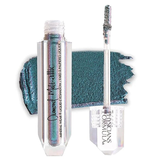 Cream Eyeshadow By Physicians Formula Mineral Wear Diamond Metallic Liquid Eyeshadow Beam of Blue - Product Image