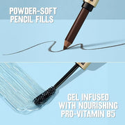 Revlon ColorStay Brow Fantasy, All In One Eyebrow Powder Pencil with Shaping Clear Gel, Gel Infused with Panthenol, Smudge...