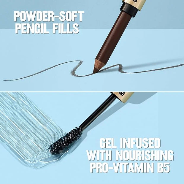 Revlon ColorStay Brow Fantasy, All In One Eyebrow Powder Pencil with Shaping Clear Gel, Gel Infused with Panthenol, Smudge...