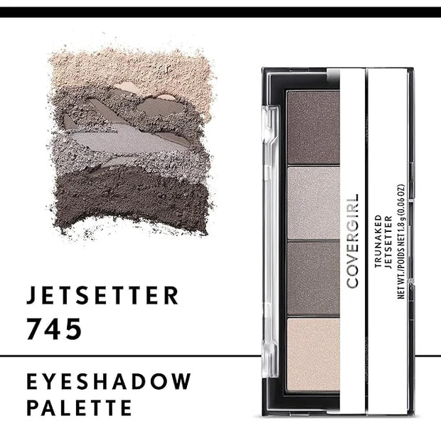 COVERGIRL Trunaked Quad Eyeshadow Palette, Jetsetter, Jetsetter, 0.06 Ounce - Product Image