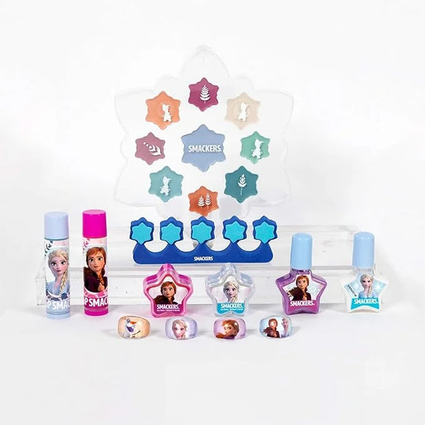 Lip Smacker Disney Frozen II Color Makeup Set For Girls, Shimmer Cream, Lip Gloss, Lip Balm, Nail Polish - Product Image