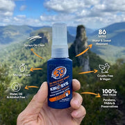 KINeSYS Lightly Mango Scented Clear Spray Sunscreen, SPF 30, Hypoallergenic, Broad Spectrum UVA/UVB protection for Face & ...