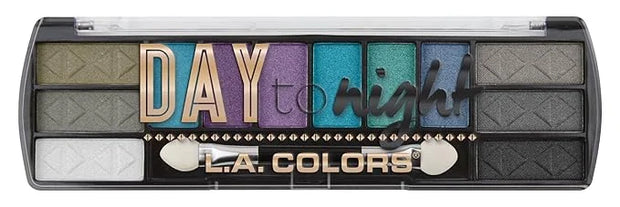 L.A. COLORS Day to Night 12 Color Eyeshadow, After Dark CES432 - Product Image