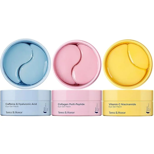 Under Eye Patches Korean Skincare: Self Care Kit for Puffy Eyes, Dark Circles, Fine Lines & Wrinkles - 180 Pcs Hydrogel Ey...