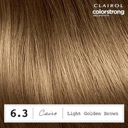 Clairol ColorStrong Permanent Zero Ammonia Hair Dye, 6.3 Light Golden Brown - Cairo Hair Color, Pack of 1 - Product Image