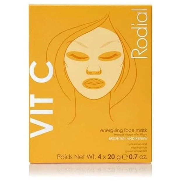 Rodial Vit C Energising Sheet Masks,0.67 Fl Oz (Pack of 4) - Product Image