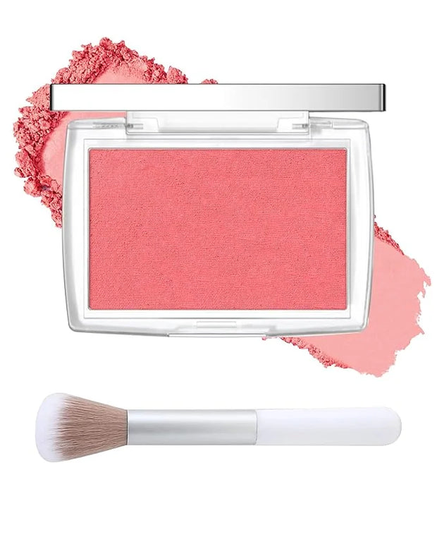 Powder Blush Palette, Matte Powder Makeup Blush for Cheeks, Natural Glow Face Blush Contour Palette, Lightweight, Smooth, ...