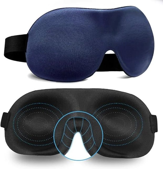 Sleep Mask Invisible Alar Deep Orbit 3D Eye Mask Ultra Lightweight & Comfortable Sleeping Mask for Travel, Nap, Shift Work...
