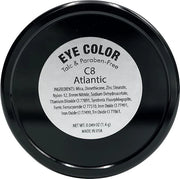 Atlantic Navy Denim Royal Blue Sparkling Pressed Powder Single Vegan Eyeshadow; Talc, Paraben & Cruelty Free - Product Image