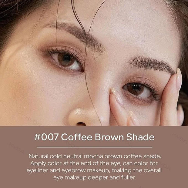 KYDA Single Matte Eyeshadow, Coffee Brown Shade, Ultra-fine Lightweight Powder, Multiuse Blendable Formula, Daily Matte Ey...