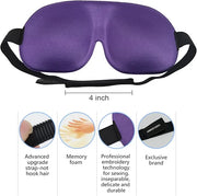 Sleep Mask Invisible Alar Deep Orbit 3D Eye Mask Ultra Lightweight & Comfortable Sleeping Mask for Travel, Nap, Shift Work...