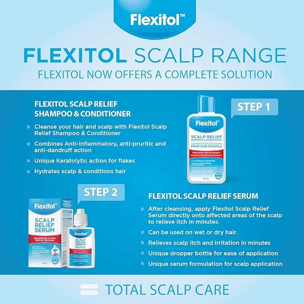 Flexitol Scalp Relief Serum for Itchy Scalp with 2% Colloidal Oatmeal, 2 Ounce - Product Image