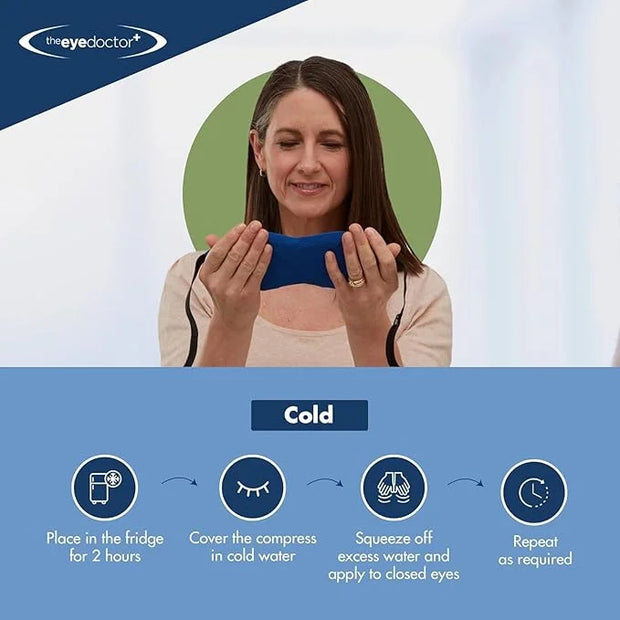 The Eye Doctor Allergy - Cold Eye Compress for Allergy & Hayfever Symptoms, Inflammation, Puffy Eyes, Headaches and Migrai...