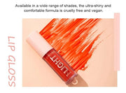 6PCS Lip Oil Light Lipgloss Set, Moisturizing Hydrating Lip Glow Oil Lip Gloss Kit High Shine Lip Plumping Glass Finish Li...