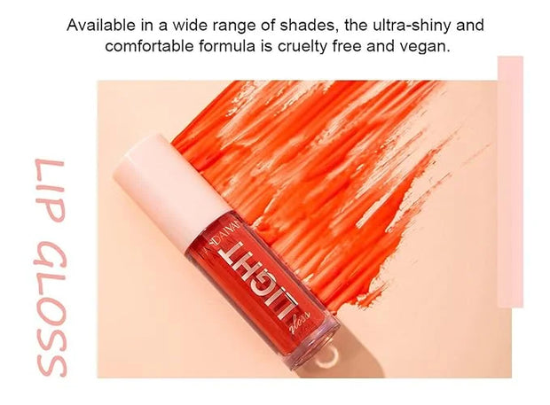 6PCS Lip Oil Light Lipgloss Set, Moisturizing Hydrating Lip Glow Oil Lip Gloss Kit High Shine Lip Plumping Glass Finish Li...