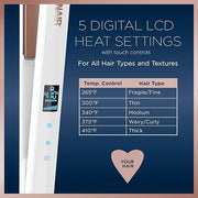 Conair Double Ceramic Flat Iron, 1-inch Digital Flat Iron - Product Image