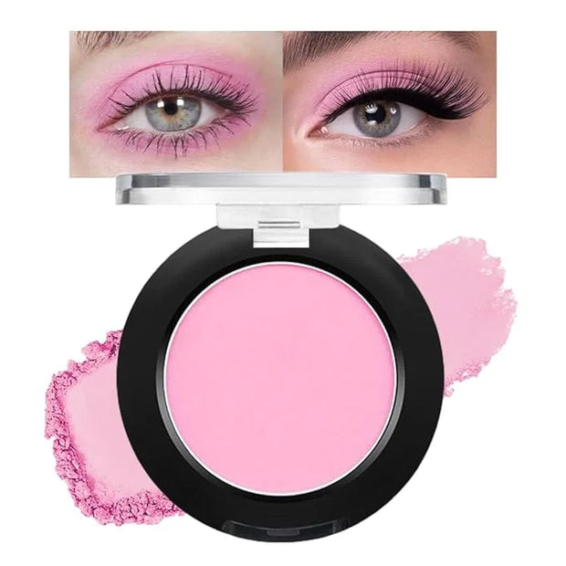 Monochrome Matte Eyeshadow Makeup Palette, Highly Pigmented Peach Pink Eyeshadow Palette, Matte Pressed Powder Eye shadow ...