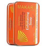 MAKARI Extreme Argan & Carrot Seed Oil Skin Toning 2 Piece Gift Set | Exfoliating Soap & Tone Boosting Body Lotion Ideal f...