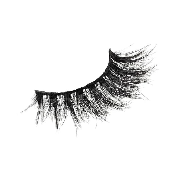 KISS Lash Couture Matte Black Faux Mink Eyelashes Multipack, Matte Twill, Black, Natural Looking, Cruelty-Free & Vegan, Ho...