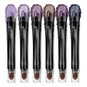 Neutral Eyeshadow Stick Makeup Set, Metallic Shimmer Matte Cream Eye Shadow Eyeliner Brightener Pencil Crayon - Classic 6P...
