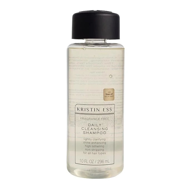 Kristin Ess Hair Fragrance Free Daily Cleansing Shampoo, Lightly Clarifying, Shine Enhancing, Vegan, Paraben, Sulfate, Pht...