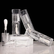 COSIDEA 18pcs Empty 6ml Square Clear PETG lip gloss tubes big deo foot wand lipgloss tube container for lip oil - Product ...
