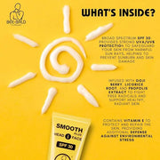 Bee Bald SMOOTH PLUS Head & Face Moisturizer with SPF 30 Sunscreen Lotion Protecting Skin From Harmful UVA/UVB Rays While ...