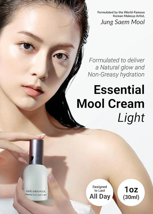 [JUNGSAEMMOOL OFFICIAL] Essential Mool Cream Light 1 oz | Hydration Moisturizer | for Combination, Oily Skin - Product Image