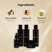 Golden Grooming Co. Everyday Grooming Bundle for Textured Hair & Melanin-Rich Skin | Essential Beard & Skincare Kit with B...